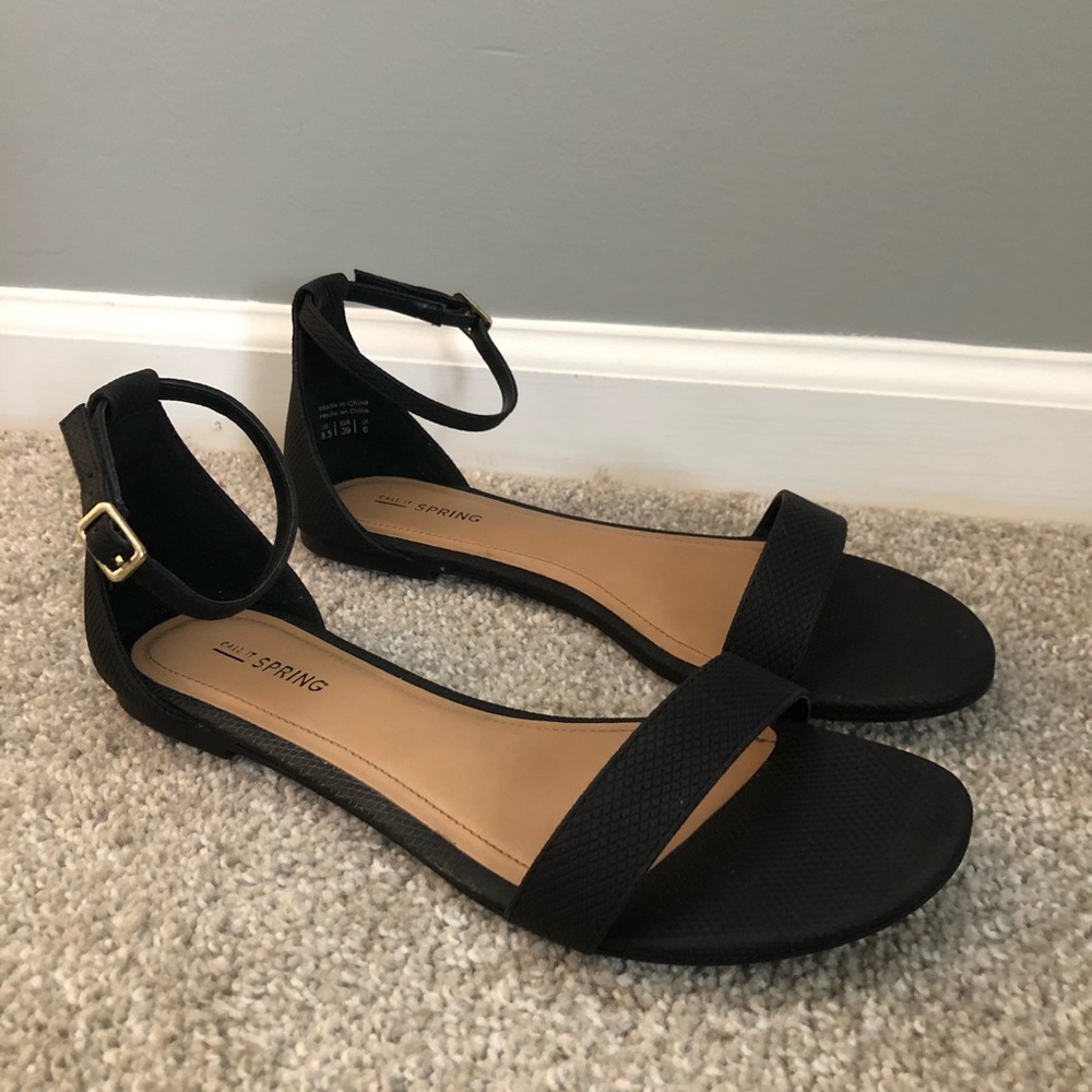 Call It Spring Strap Sandals, Size 8.5 Women’s.